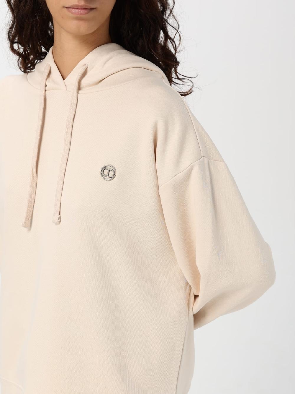Giglio Felpa Twinset In Cotone Con Logo