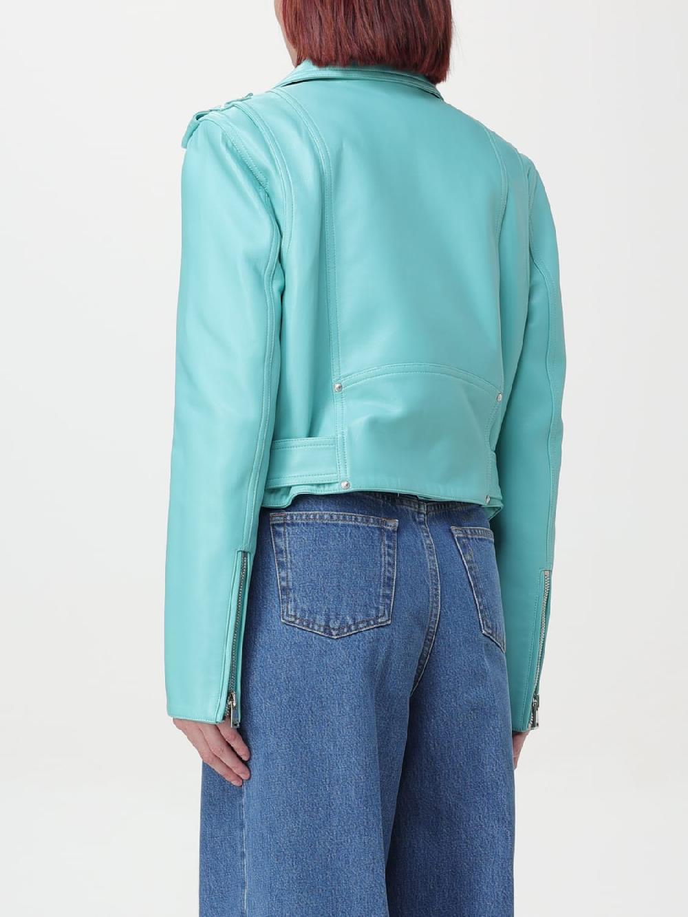 Giglio Giacca Biker Balmain In Pelle
