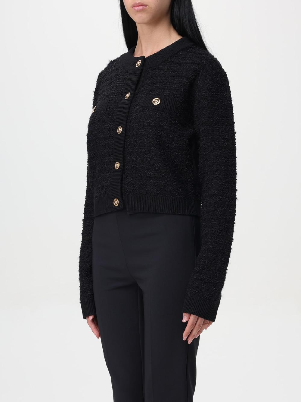 Giglio Giacca Bouclé In Tweed Versace