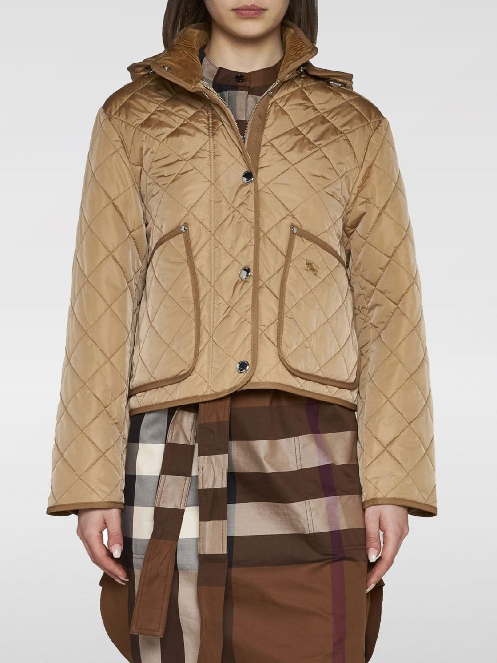 Giglio Giacca Burberry in nylon trapuntato