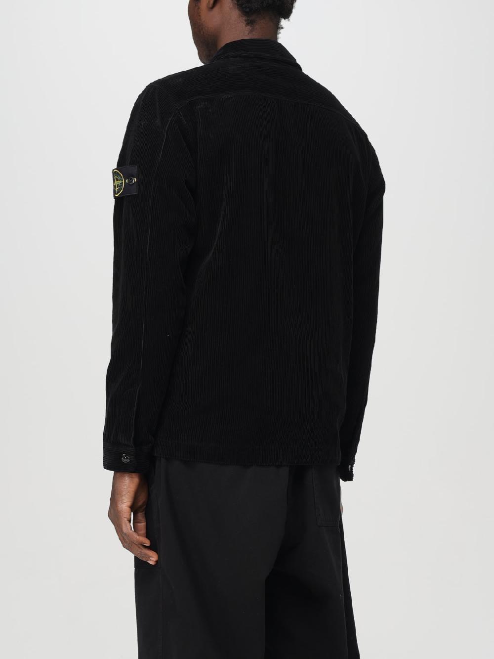 Giglio Giacca-Camicia In Velluto Stone Island