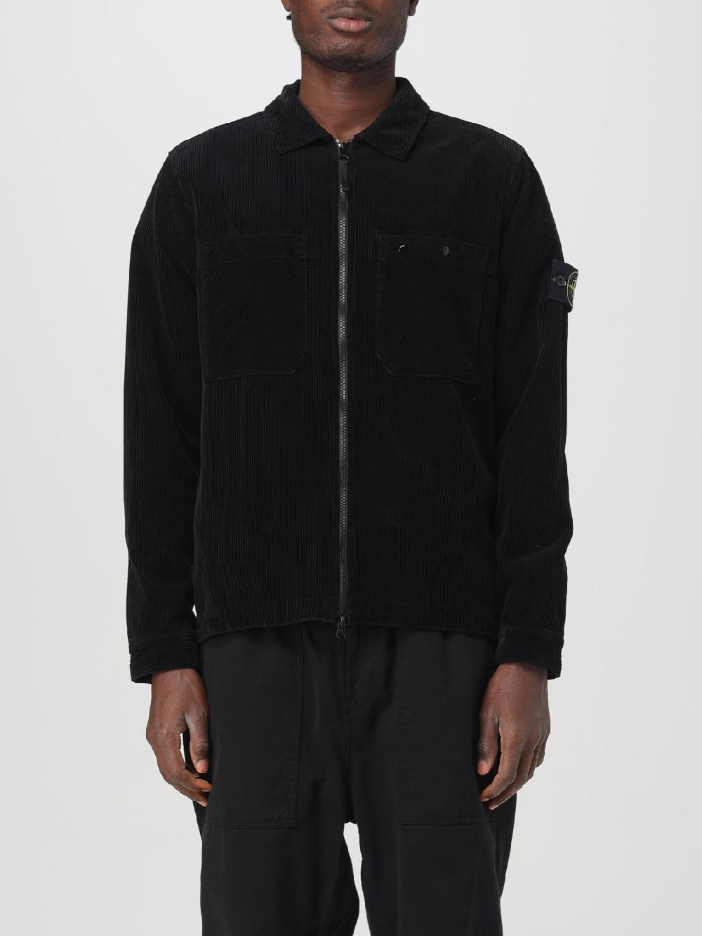 Giglio Giacca-Camicia in velluto Stone Island