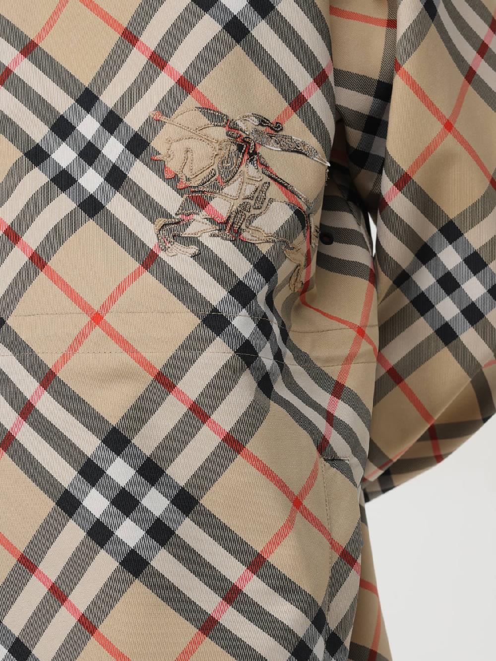 Giglio Giacca Check Burberry Con Cappuccio