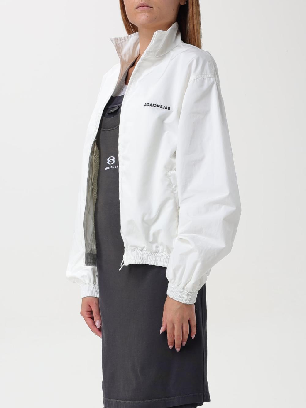 Giglio Giacca Con Zip Balenciaga In Cotone