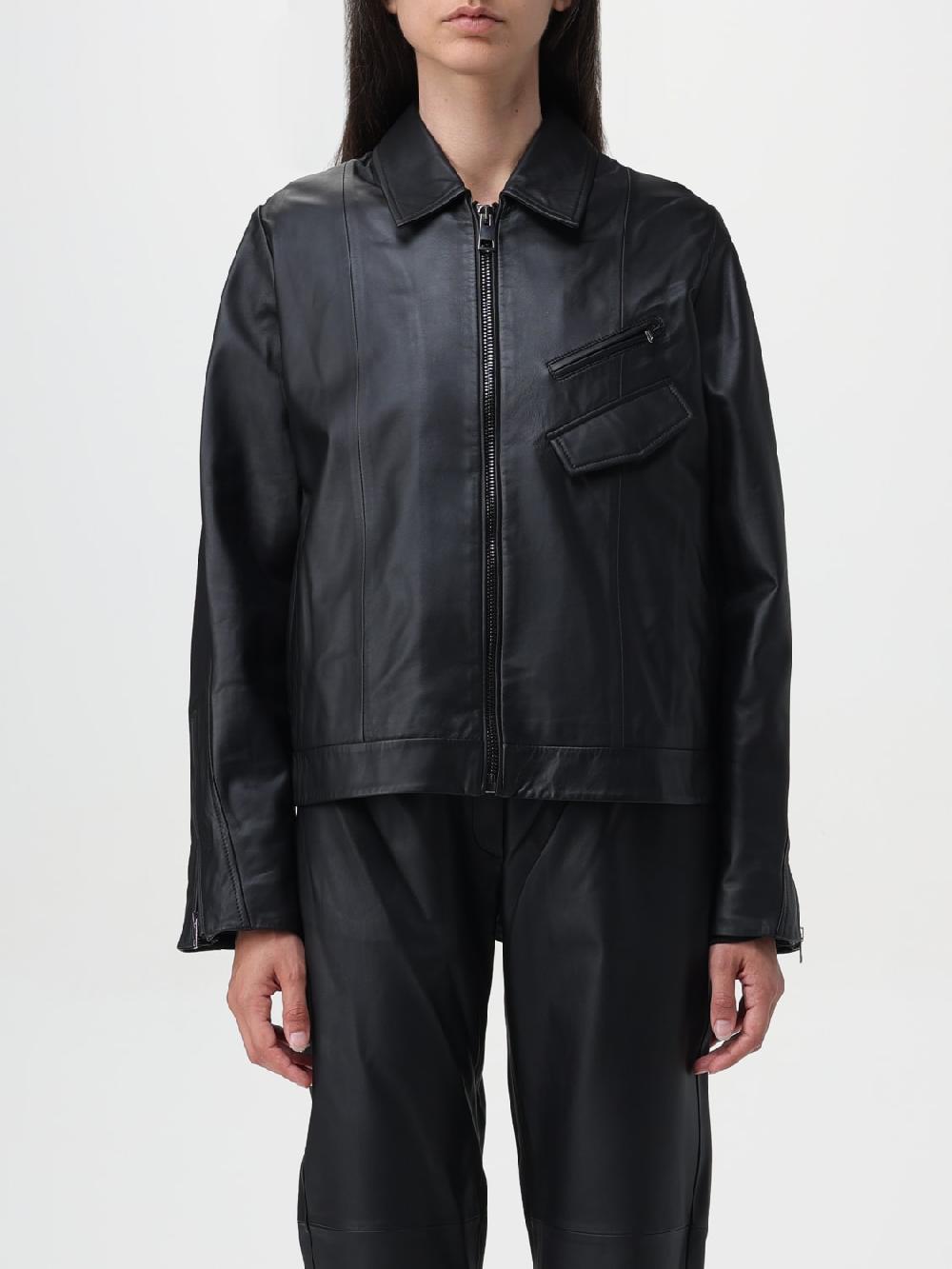 Giglio Giacca con zip Forte Forte in pelle