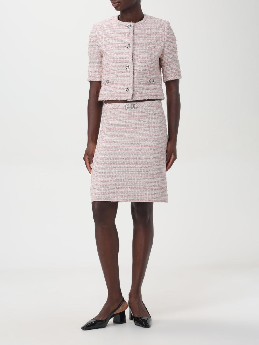 Giglio Giacca Corta A Girocollo Versace Bouclé