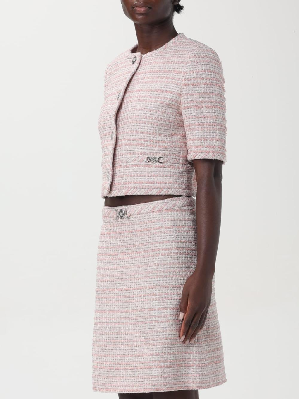 Giglio Giacca Corta A Girocollo Versace Bouclé