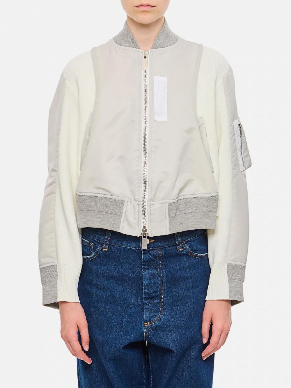 Giglio Giacca crop con zip Sacai