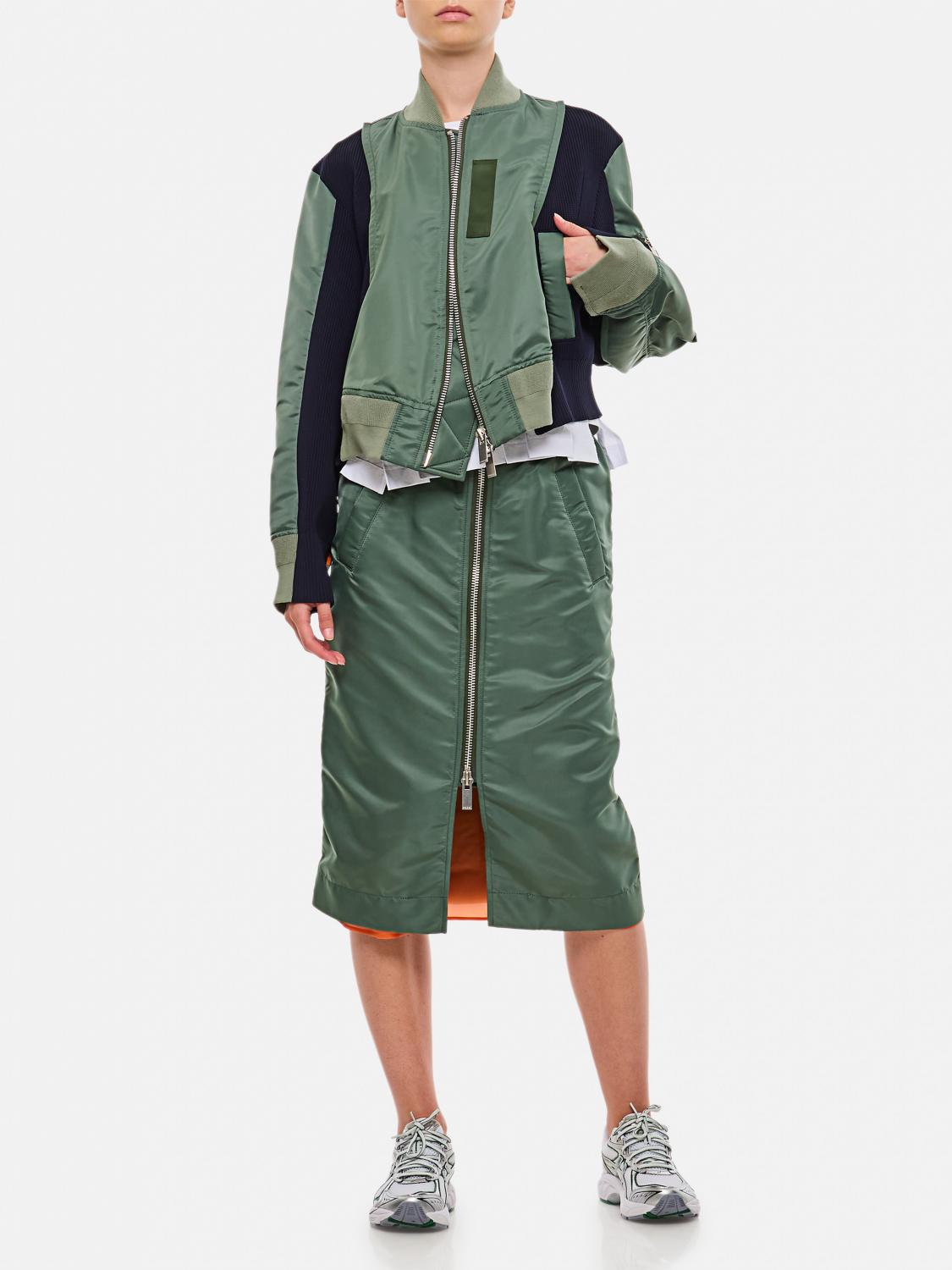 Giglio Giacca Crop Con Zip Sacai