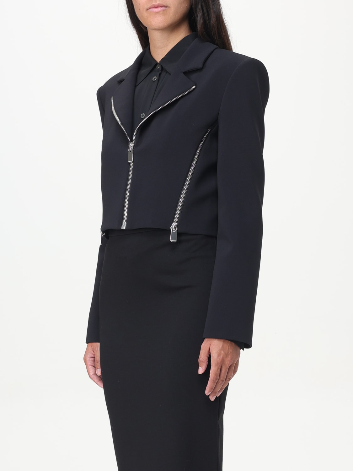 Giglio Giacca Crop Pinko Con Zip