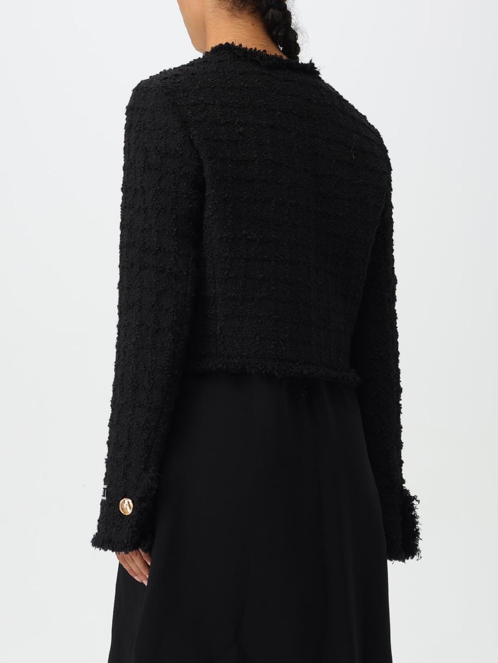 Giglio Giacca Crop Versace In Bouclé Di Lana