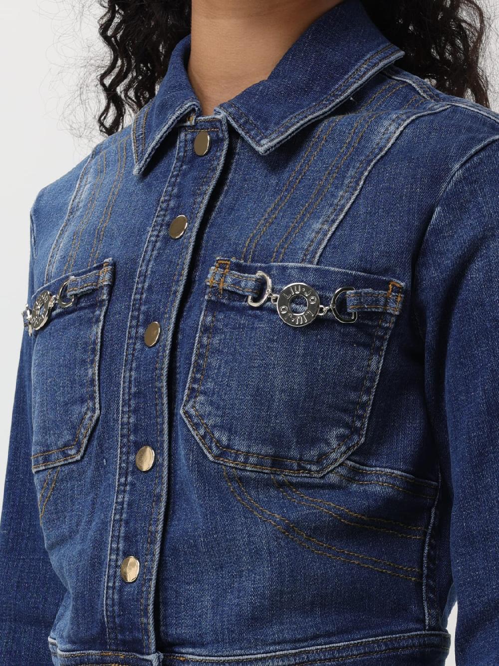 Giglio Giacca Di Jeans Liu Jo Con Morsetti