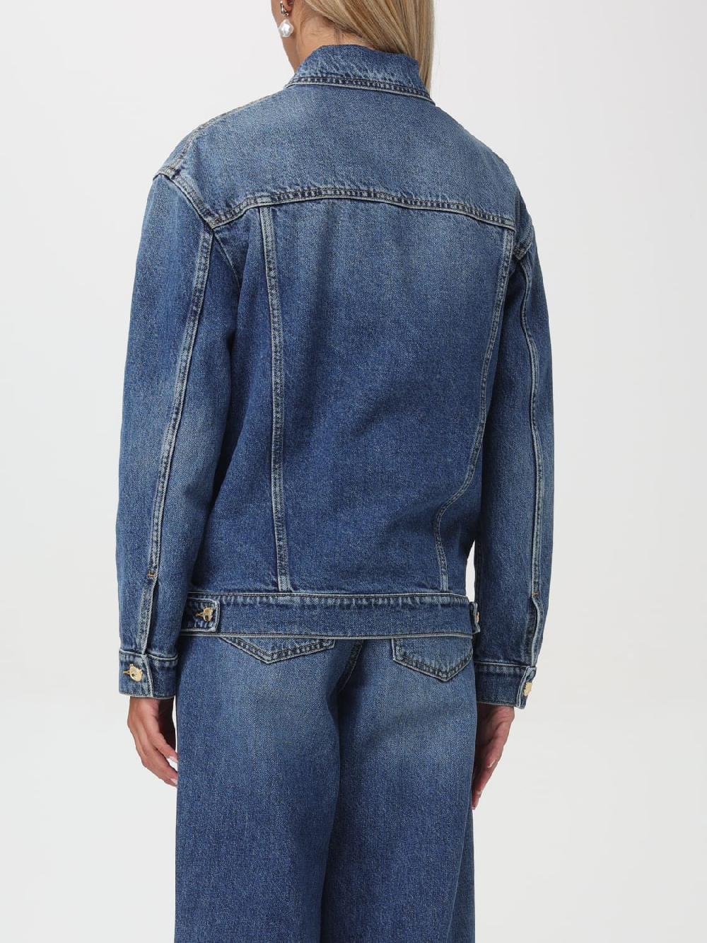Giglio Giacca Di Jeans Moschino Couture