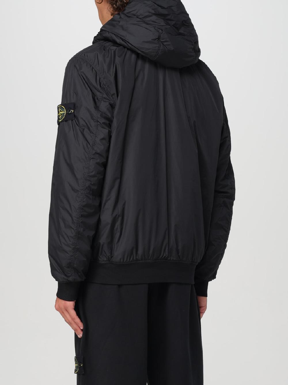 Giglio Giacca Di Nylon Con Cappuccio Stone Island