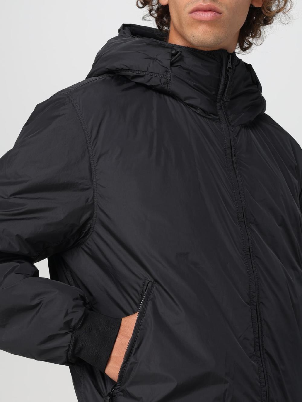 Giglio Giacca Di Nylon Con Cappuccio Stone Island