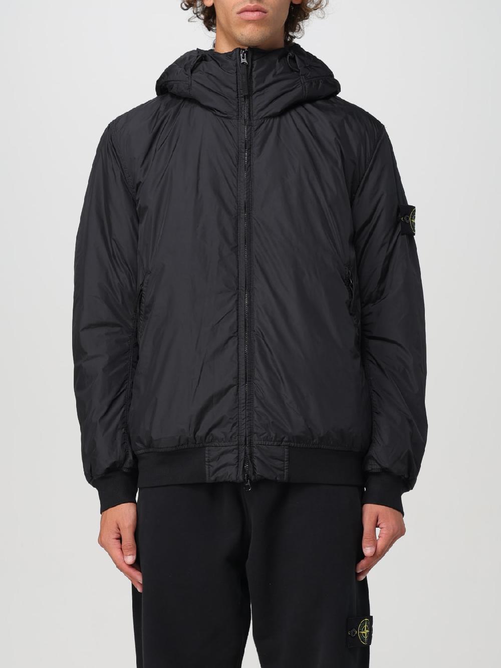 Giglio Giacca di nylon con cappuccio Stone Island