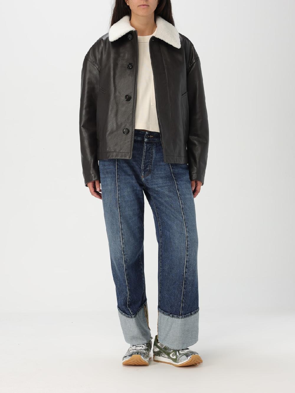 Giglio Giacca Di Pelle Bottega Veneta