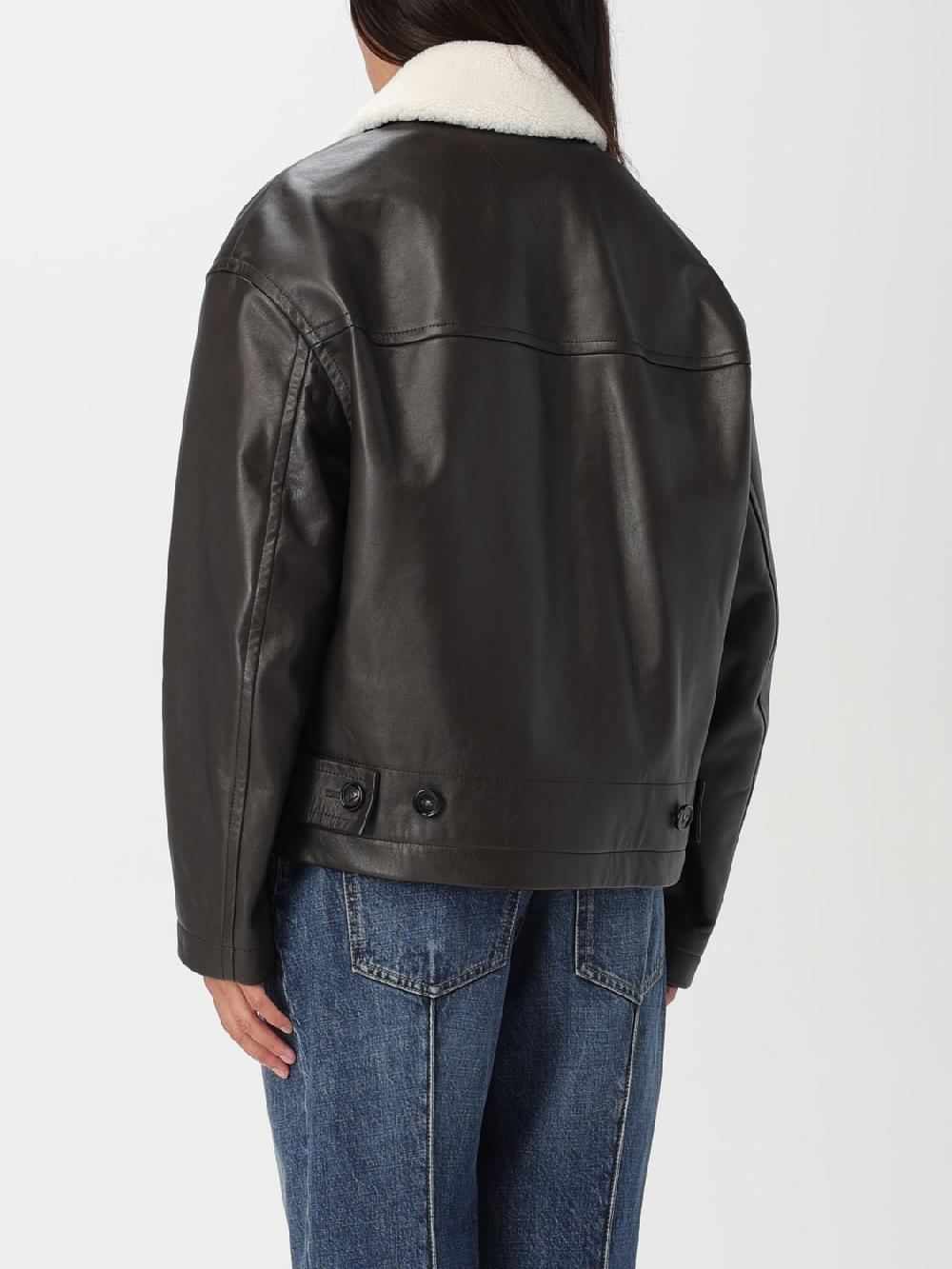 Giglio Giacca Di Pelle Bottega Veneta