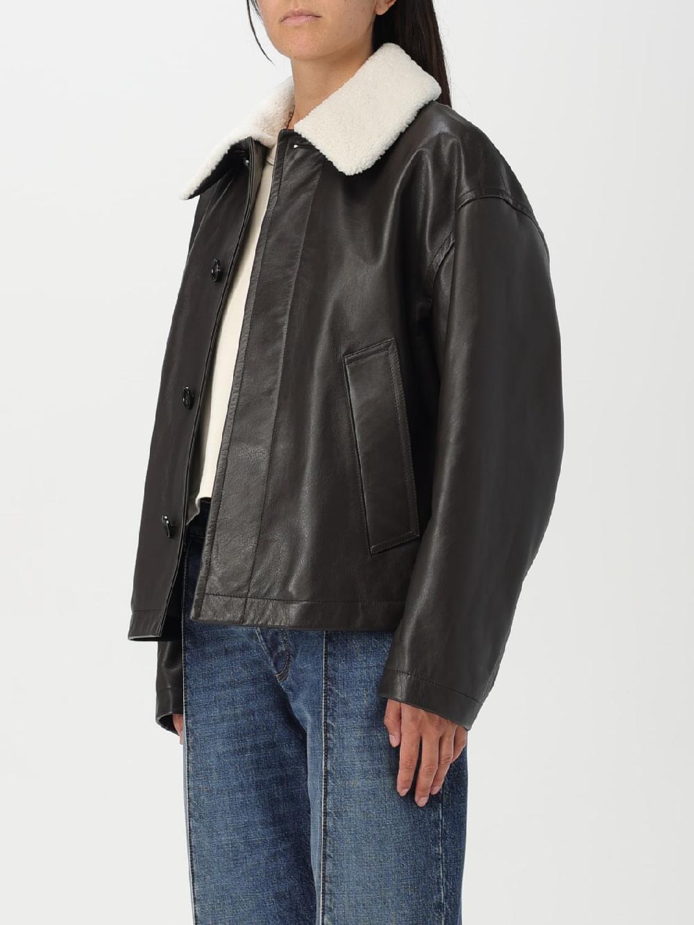 Giglio Giacca Di Pelle Bottega Veneta