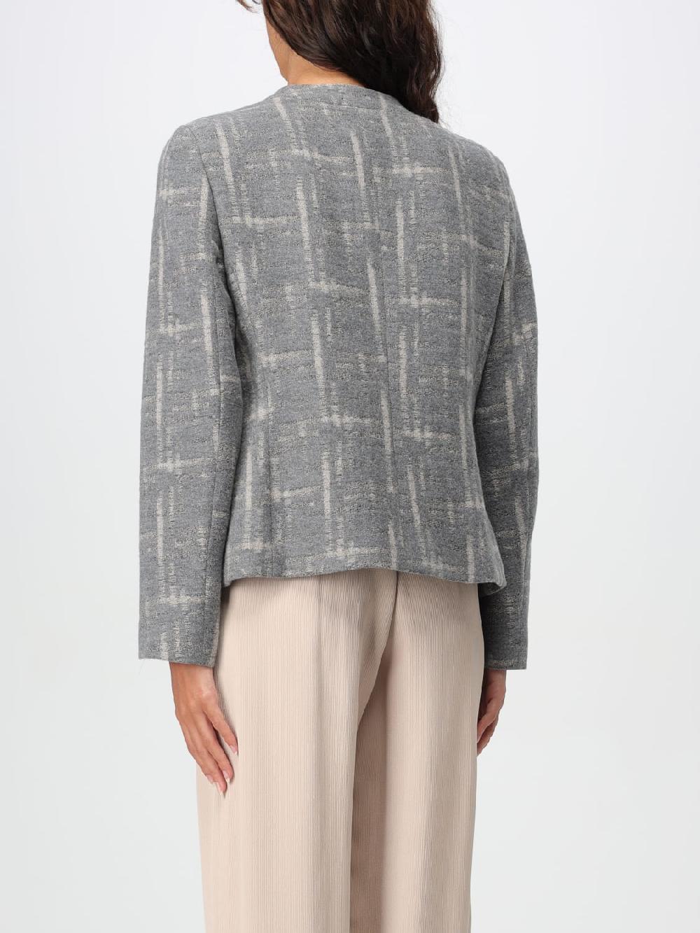 Giglio Giacca Emporio Armani In Misto Lana Vergine
