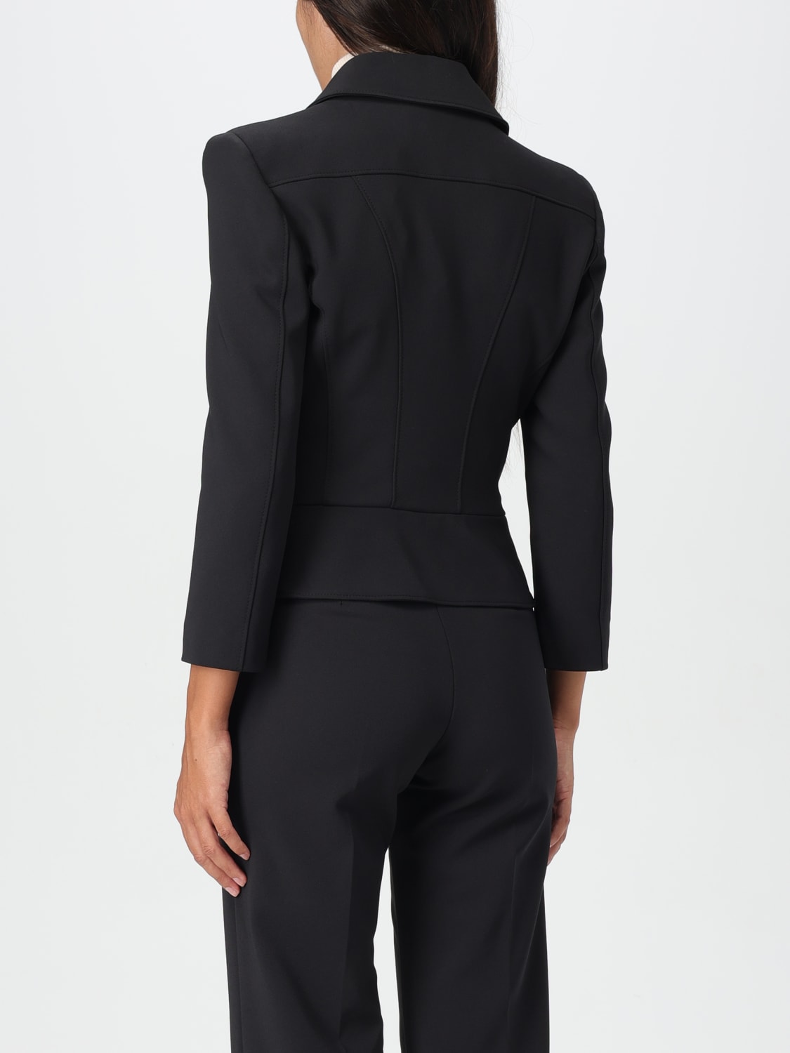 Giglio Giacca Full Zip Elisabetta Franchi In Crepe