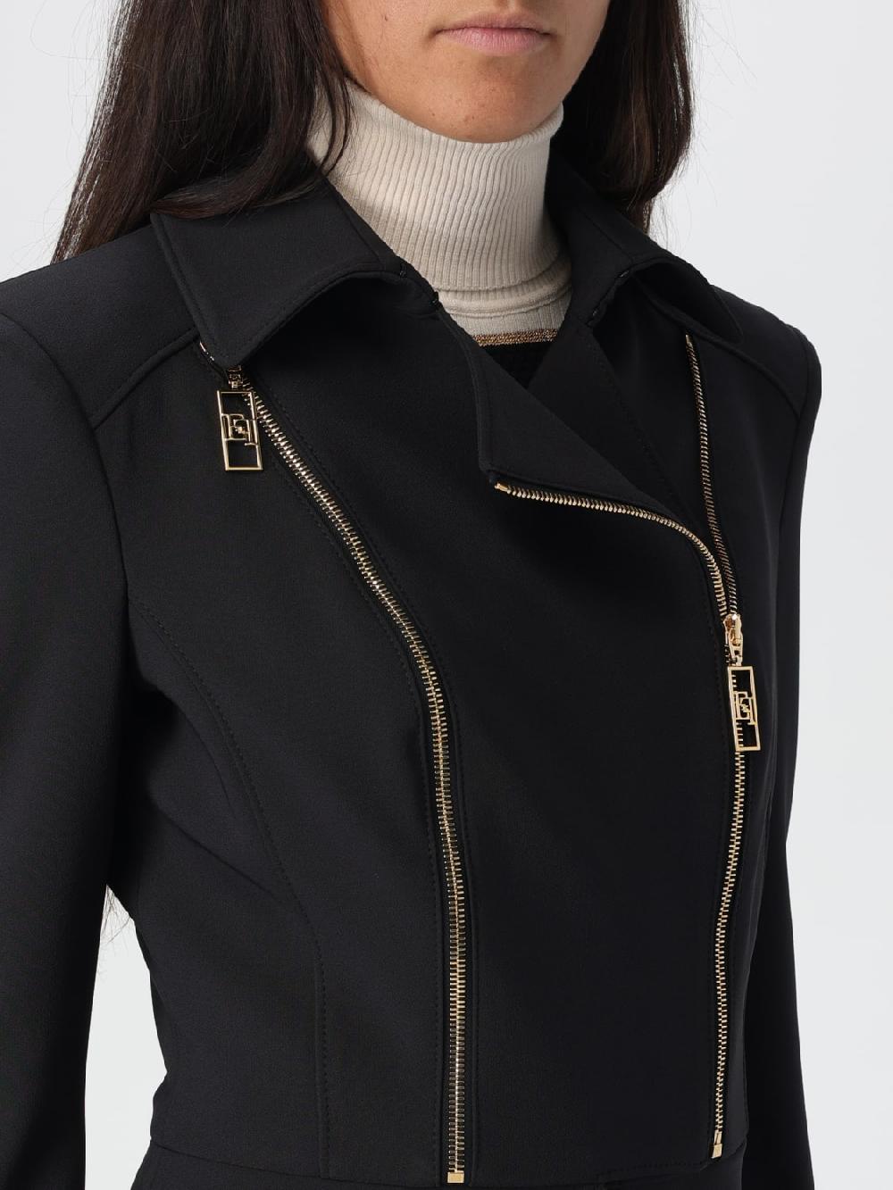 Giglio Giacca Full Zip Elisabetta Franchi In Crepe