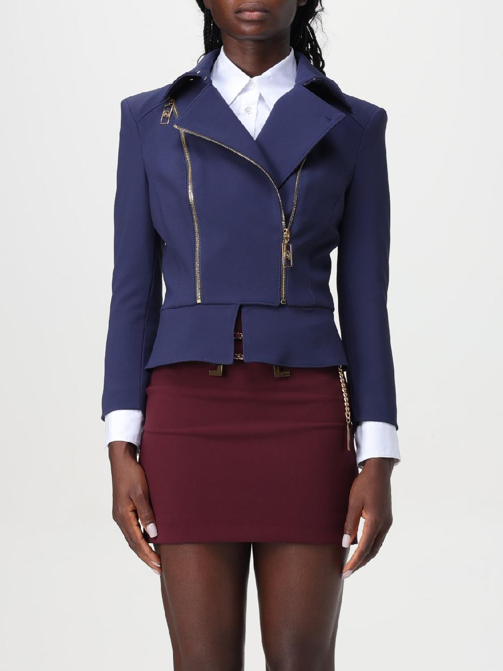 Giglio Giacca full zip Elisabetta Franchi in crepe