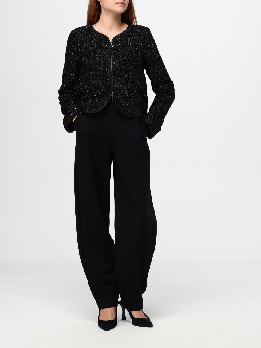 Giglio Giacca Glitter Con Zip Emporio Armani