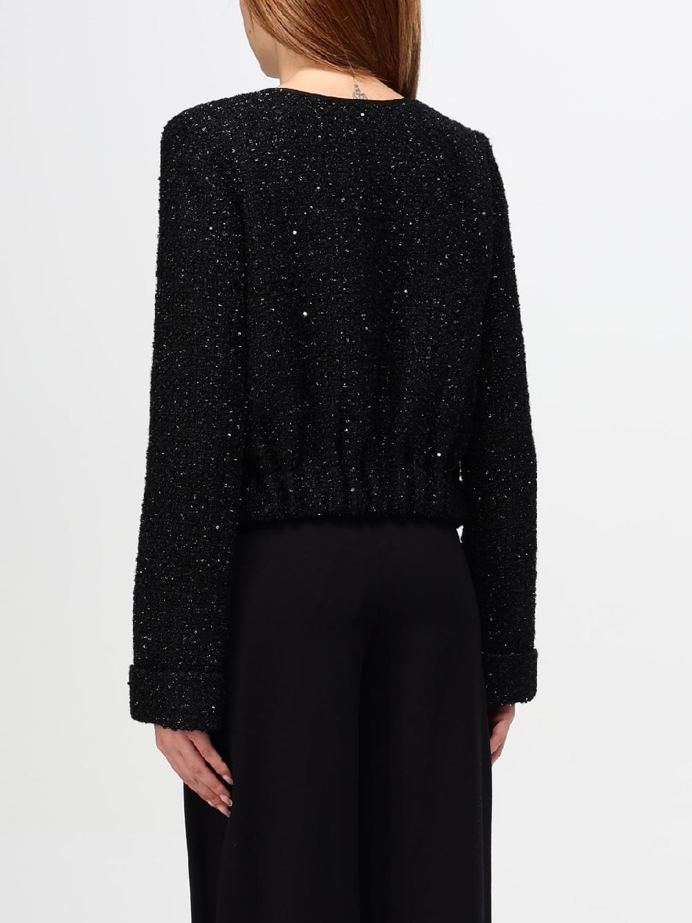 Giglio Giacca Glitter Con Zip Emporio Armani
