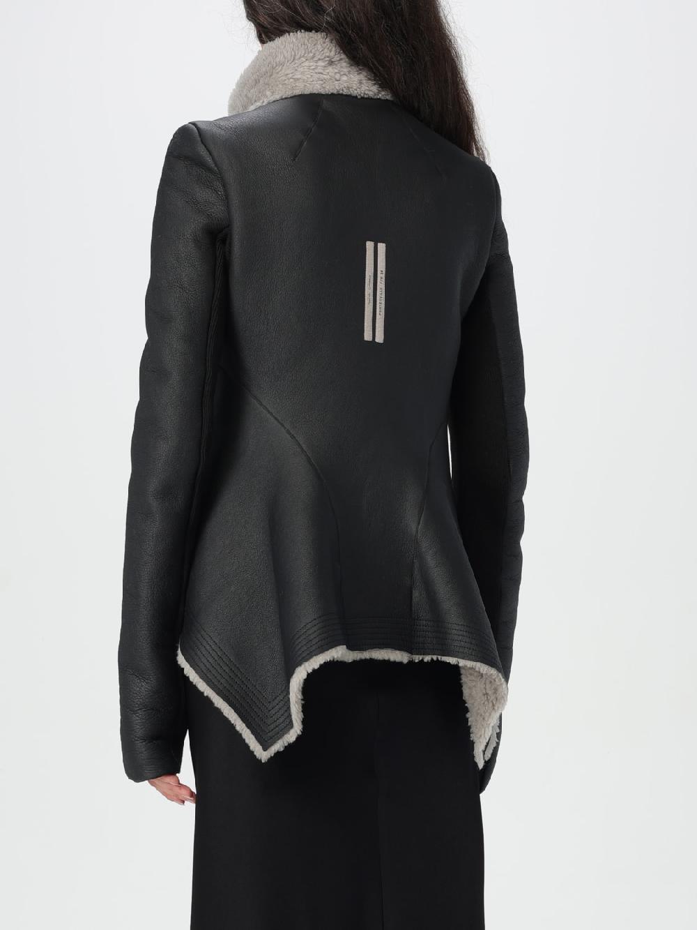 Giglio Giacca In Pelle Di Agnello Rick Owens