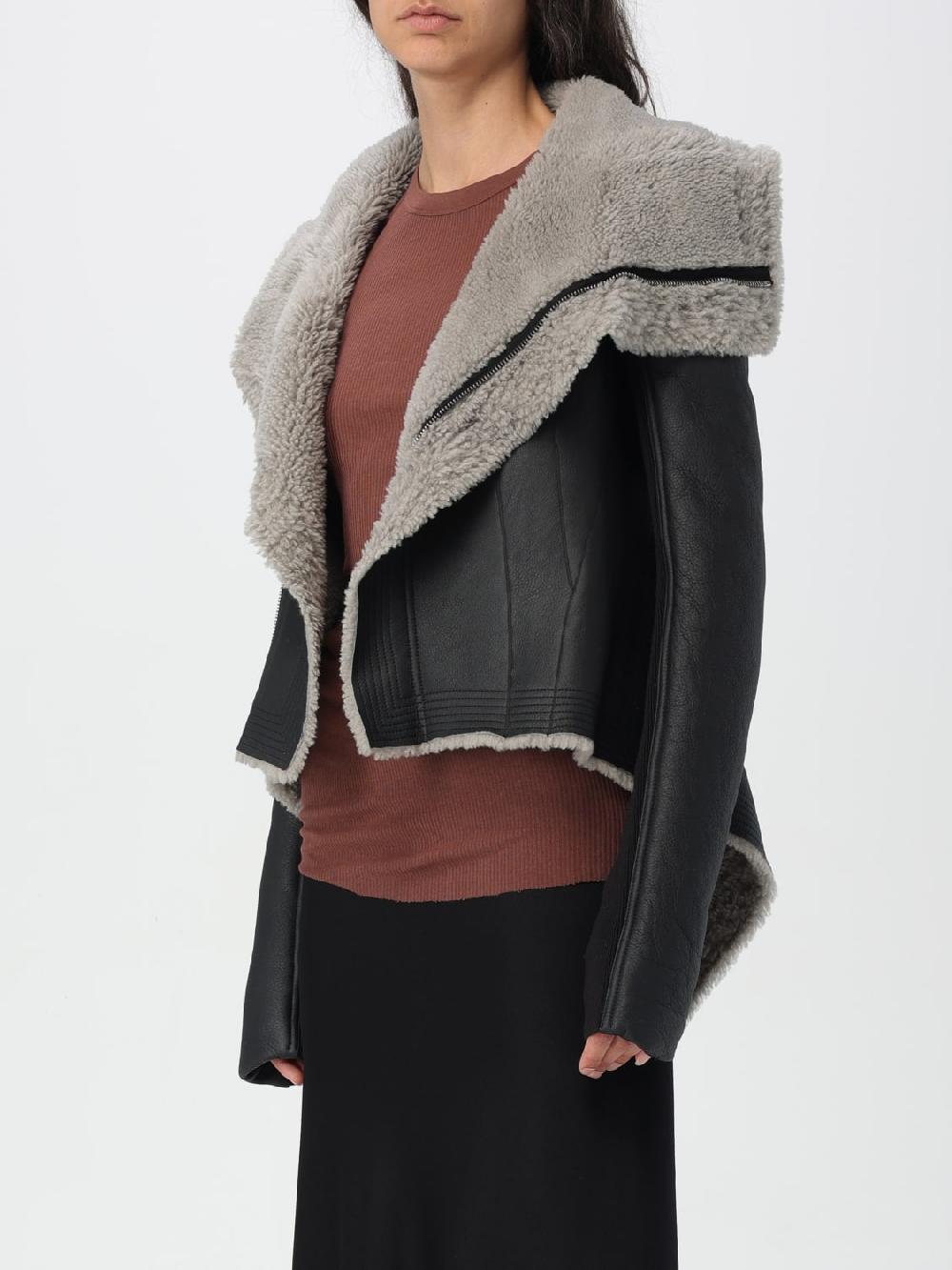 Giglio Giacca In Pelle Di Agnello Rick Owens