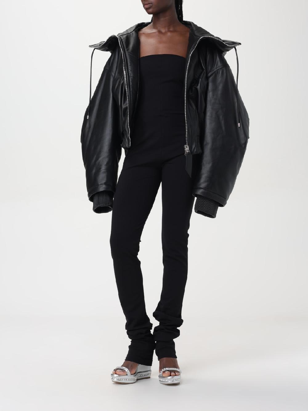 Giglio Giacca Oversize Di Pelle The Attico