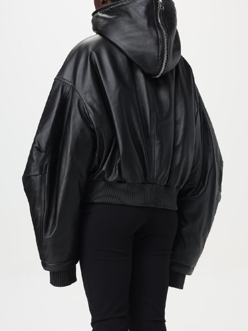 Giglio Giacca Oversize Di Pelle The Attico