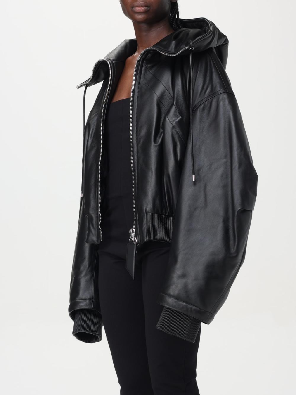 Giglio Giacca Oversize Di Pelle The Attico