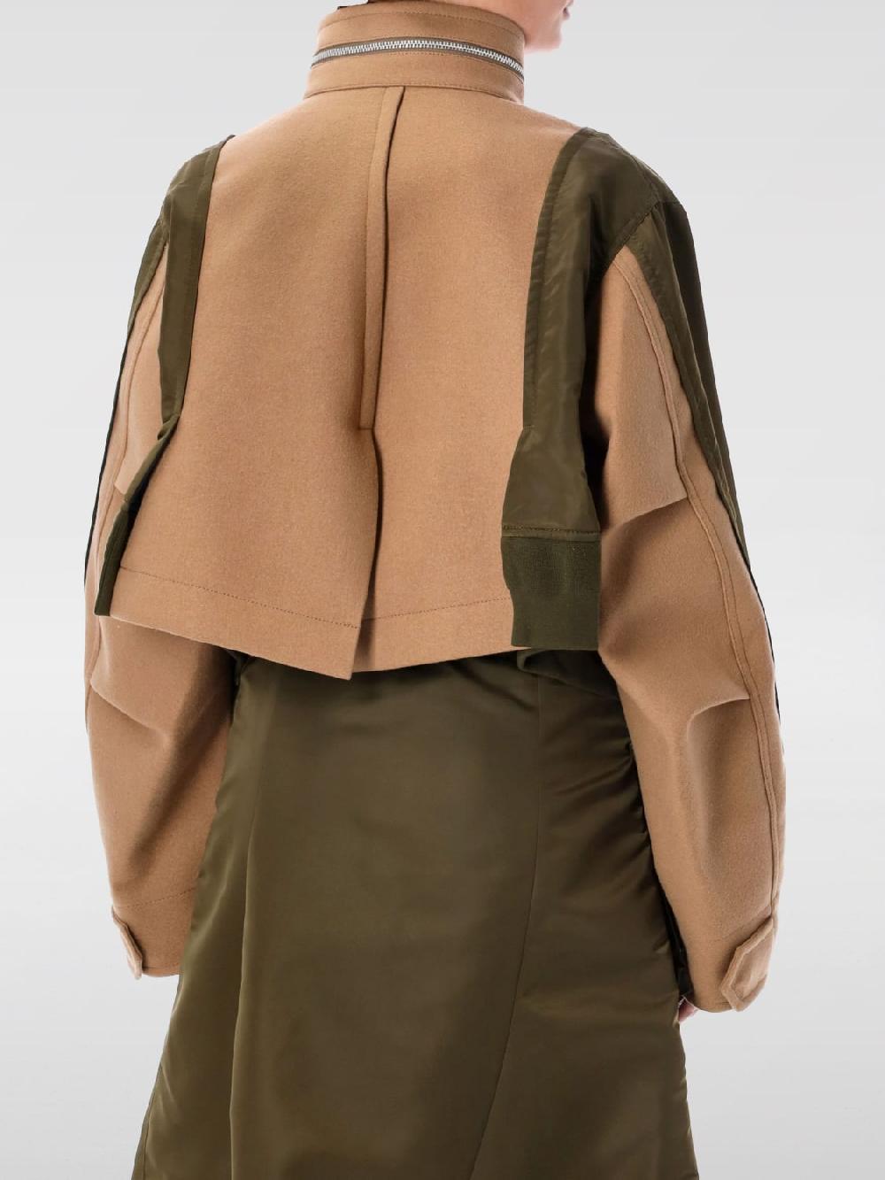 Giglio Giacca Sacai In Lana E Nylon