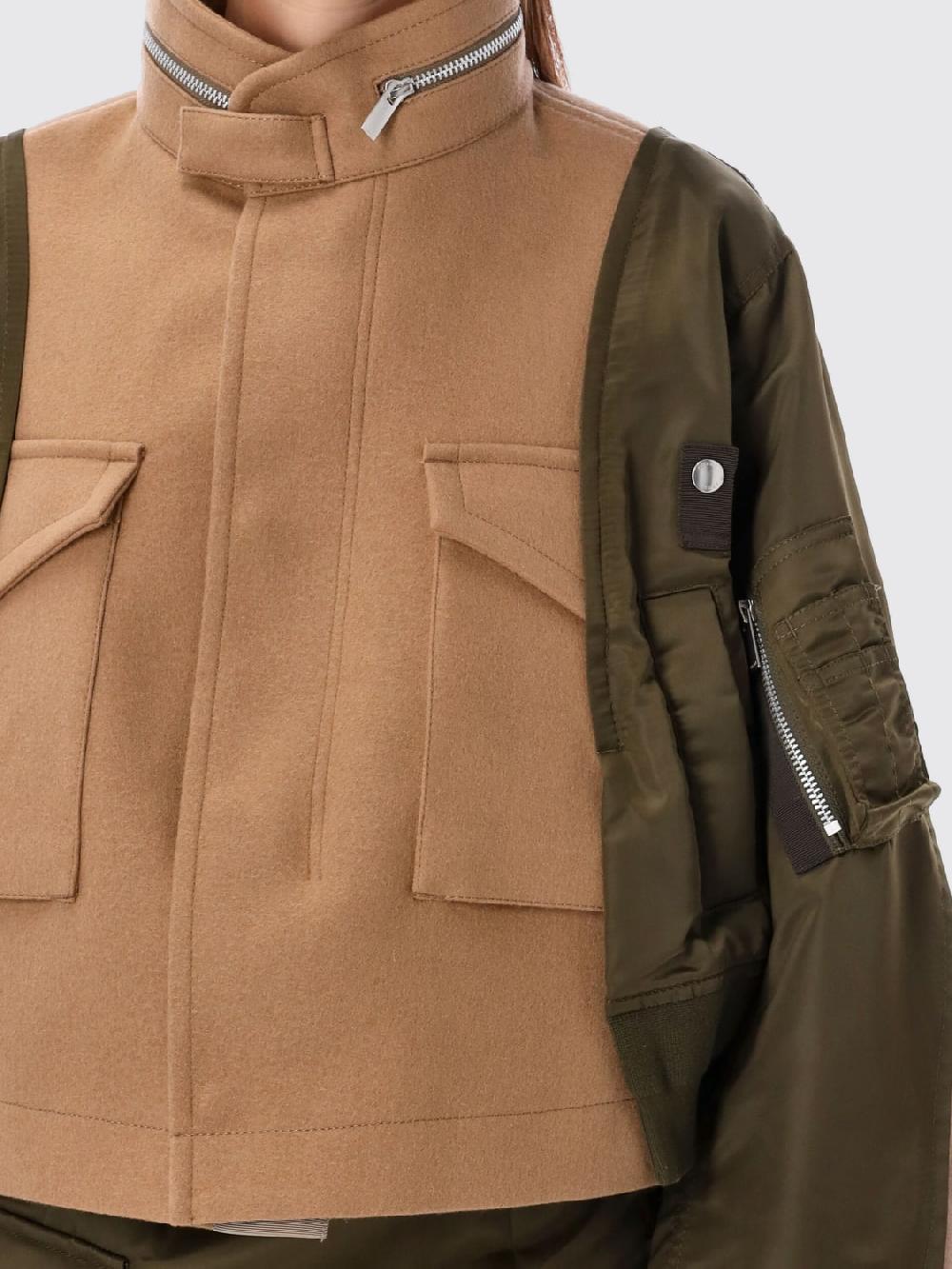 Giglio Giacca Sacai In Lana E Nylon