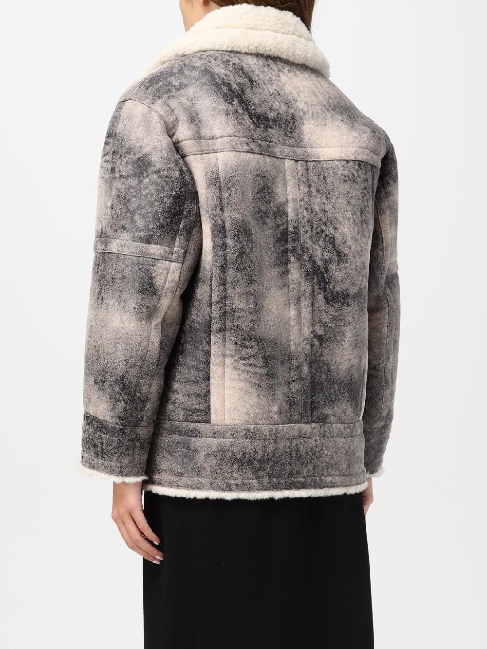 Giglio Giacca Stand Studio In Denim E Shearling
