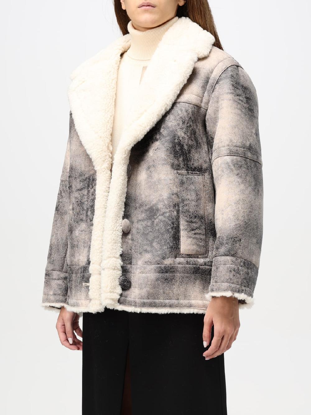 Giglio Giacca Stand Studio In Denim E Shearling