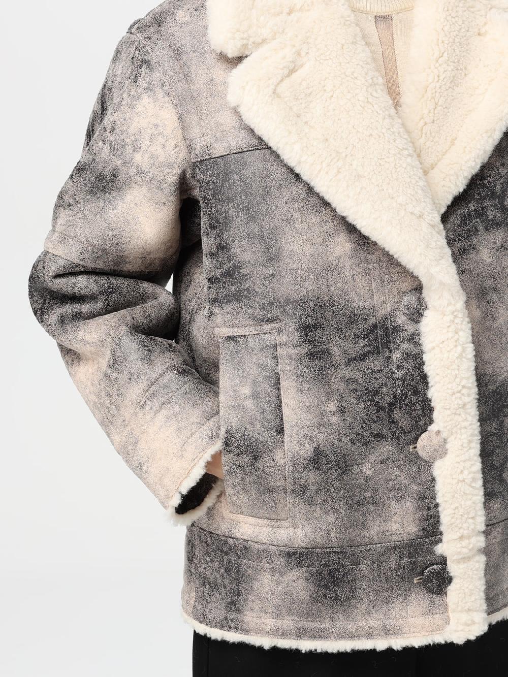 Giglio Giacca Stand Studio In Denim E Shearling