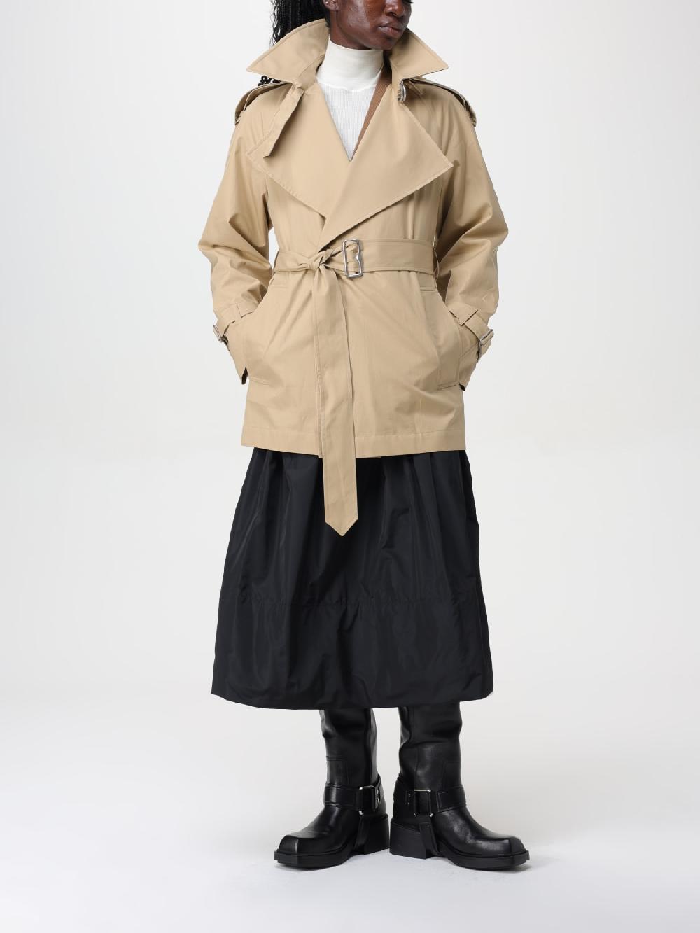 Giglio Giacca Trench In Gabardine Burberry