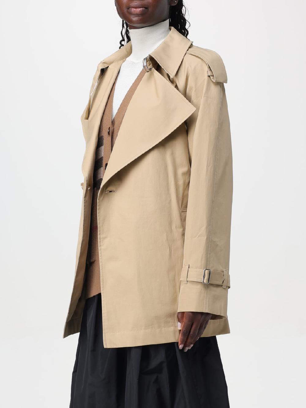Giglio Giacca Trench In Gabardine Burberry