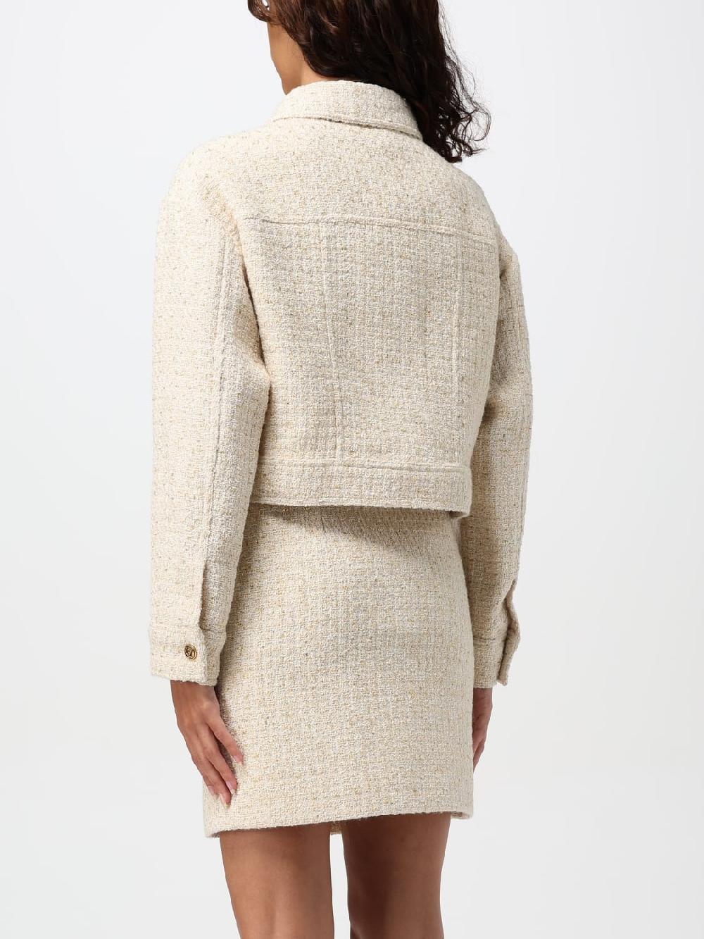 Giglio Giacca Twinset In Tweed Di Misto Lana