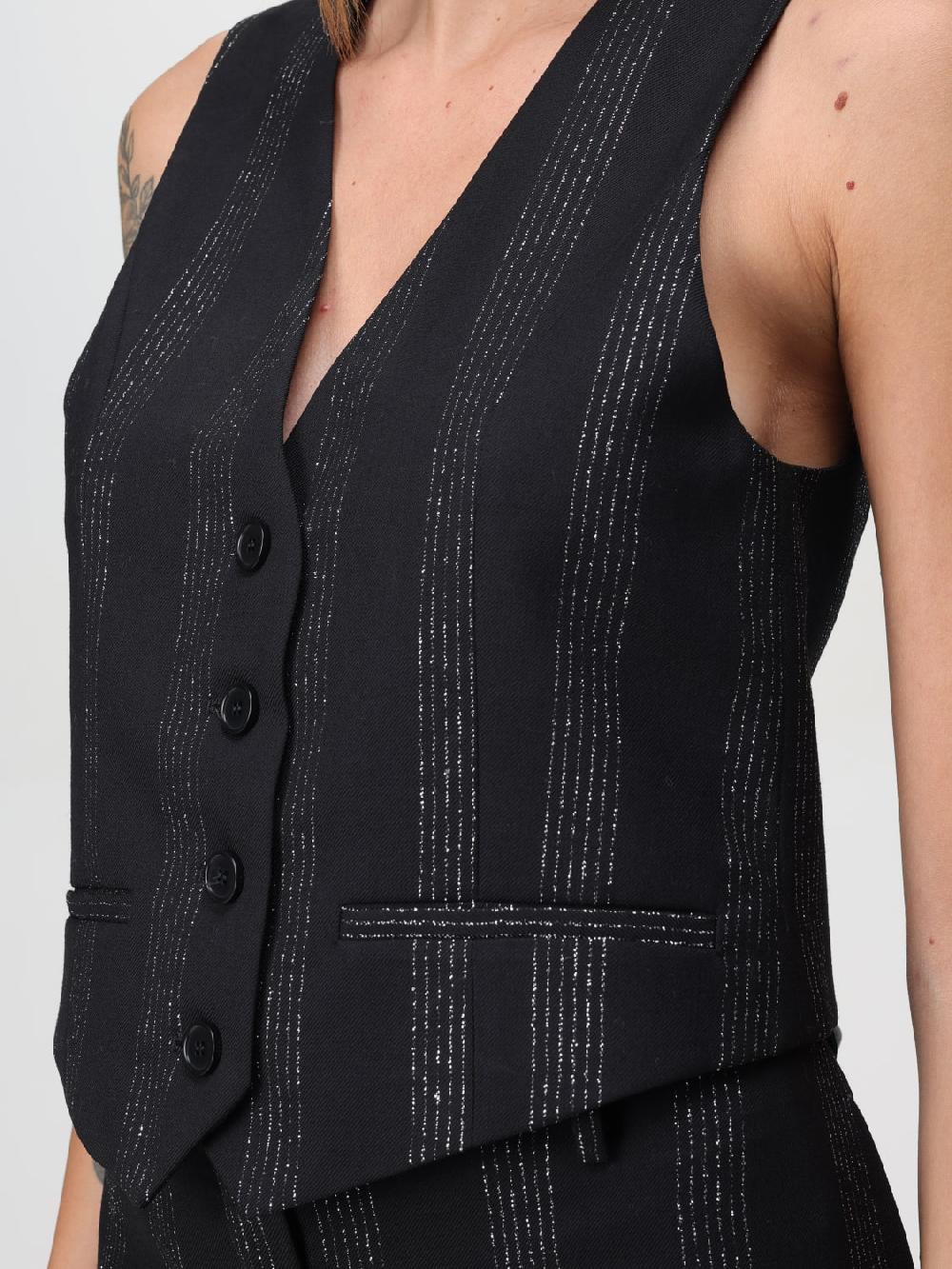 Giglio Gilet A Monopetto In Lana Vergine MSGM
