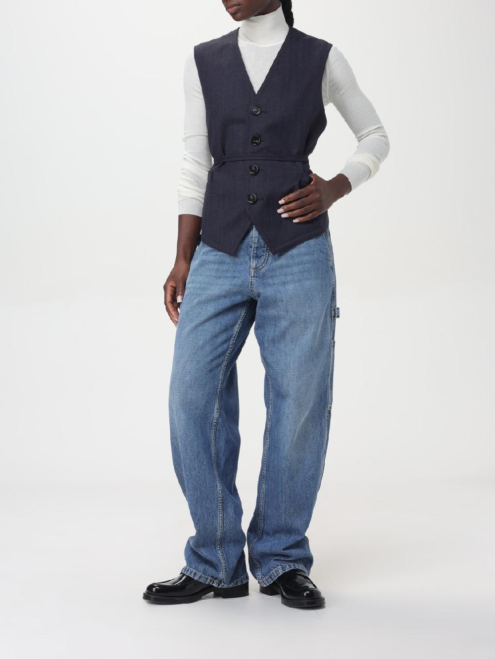 Giglio Gilet Classico A Monopetto Bottega Veneta