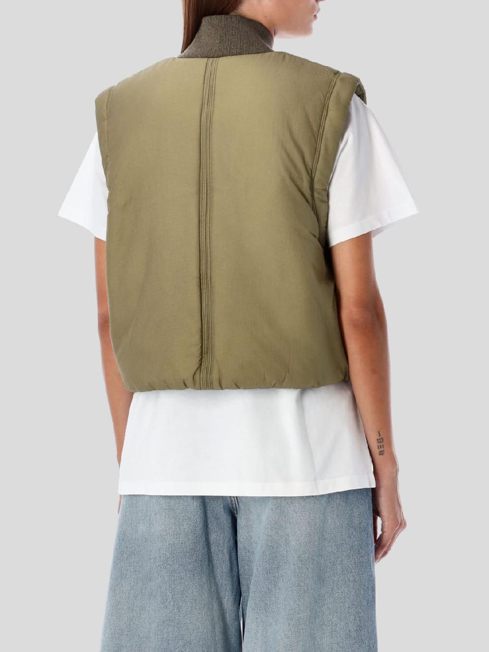 Giglio Gilet Con Zip Ganni