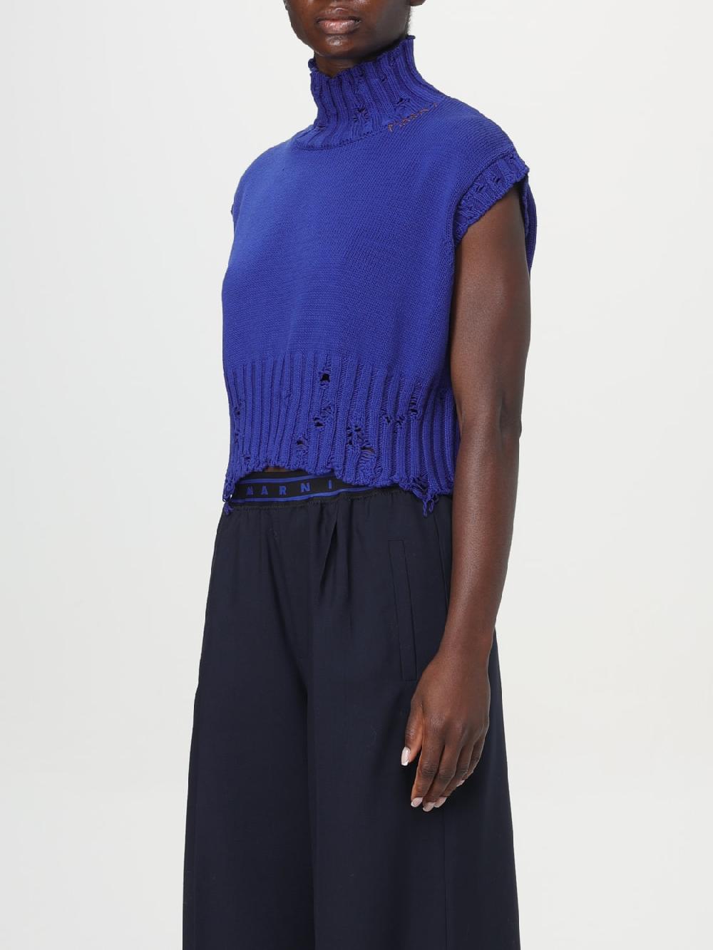 Giglio Gilet Crop Con Effetto Vissuto Marni