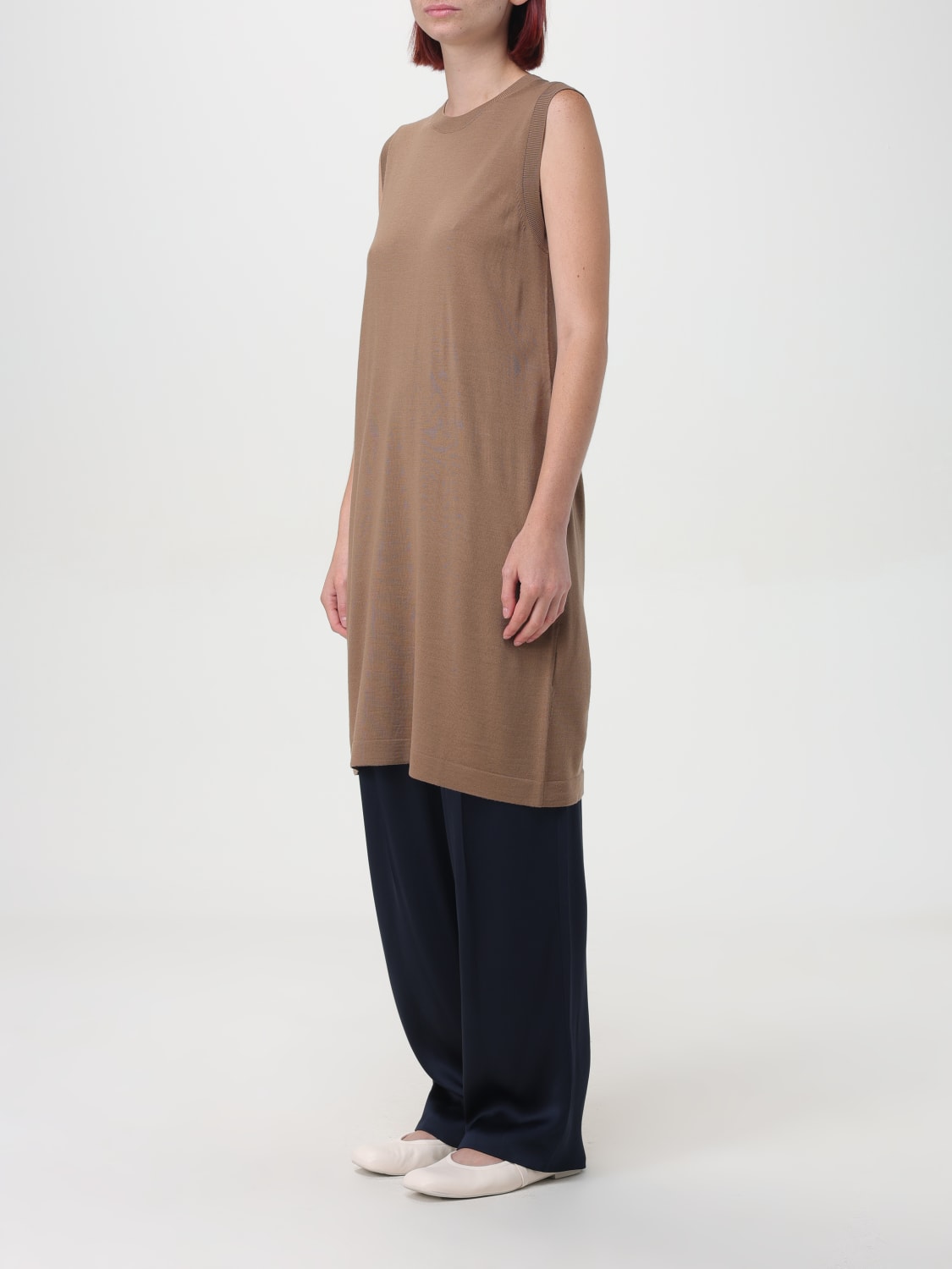 Giglio Gilet 'S Max Mara In Cotone Con Cappuccio