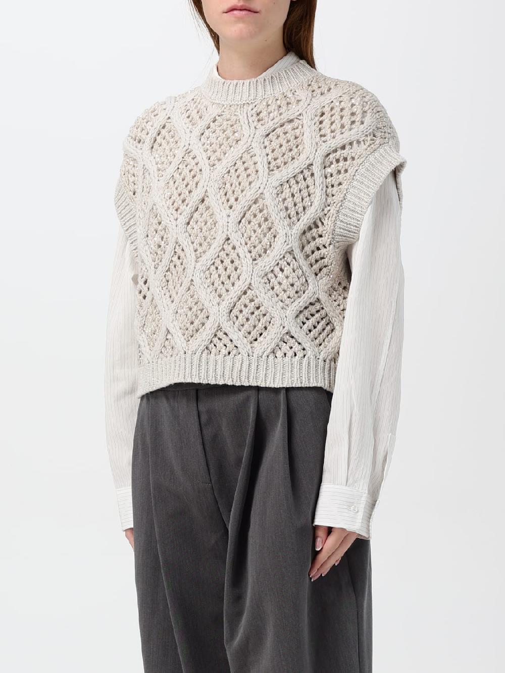 Giglio Gilet Traforata Brunello Cucinelli