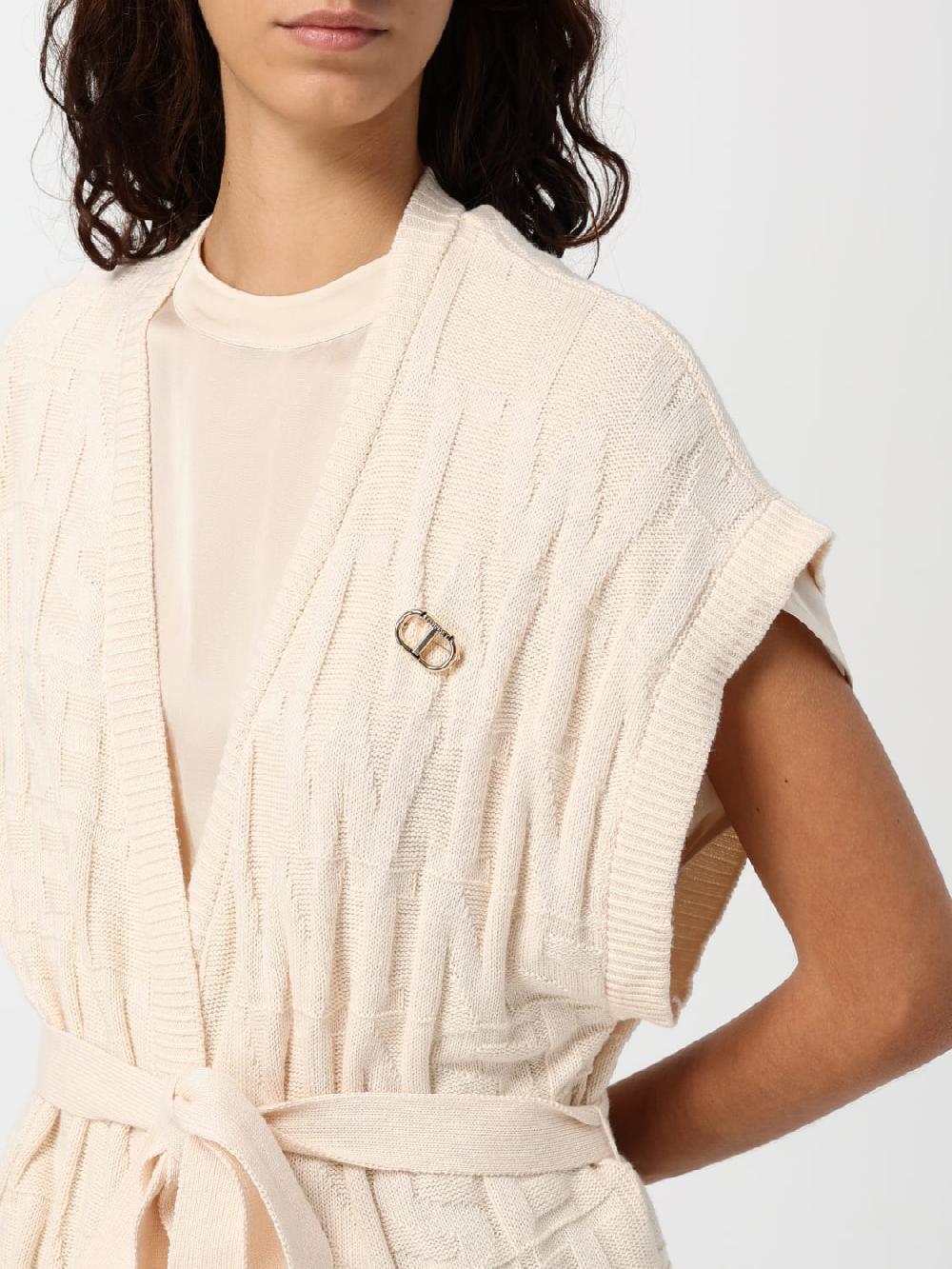 Giglio Gilet Twinset In Cotone E Lana