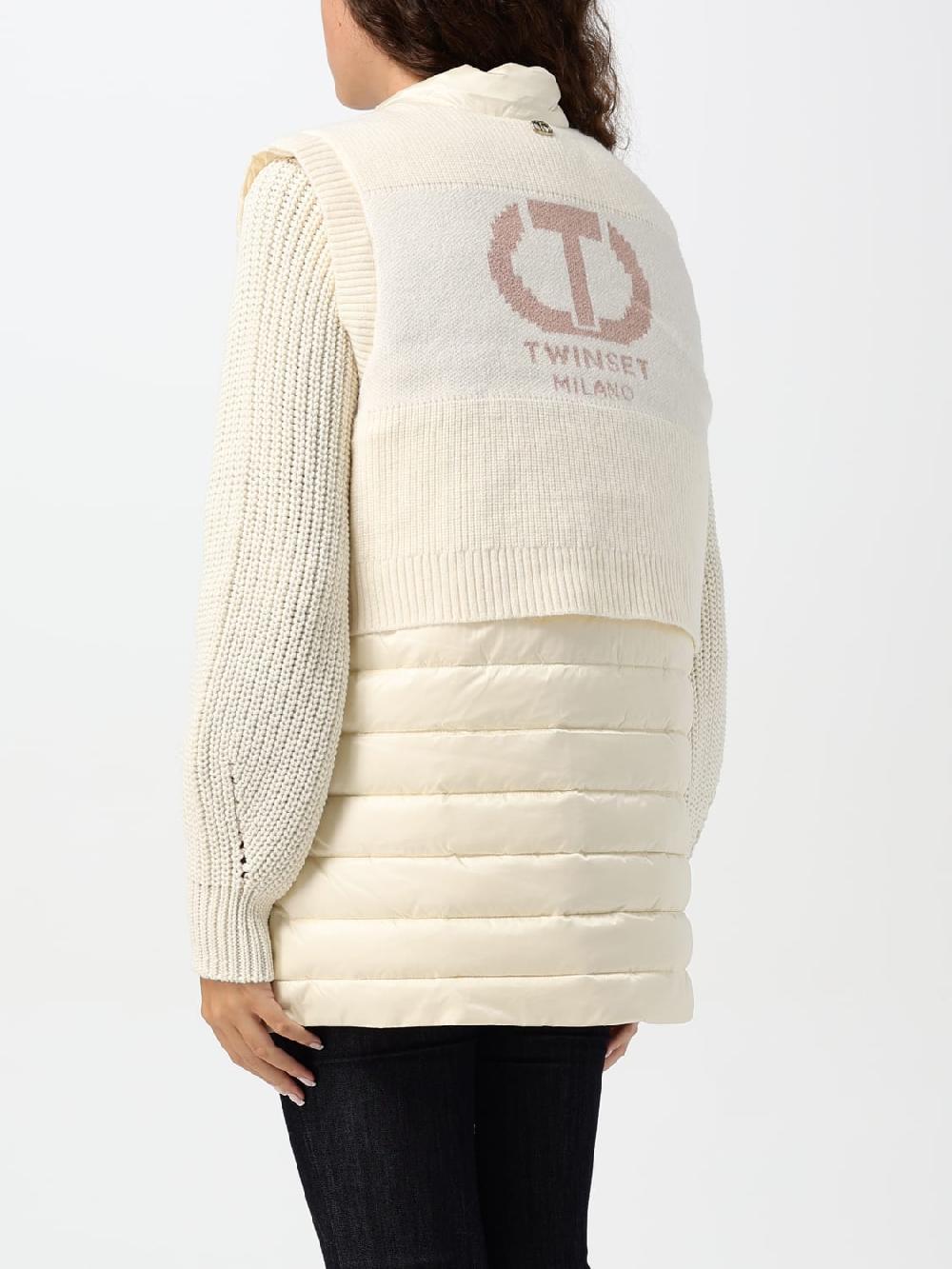 Giglio Gilet Twinset In Nylon Trapuntato